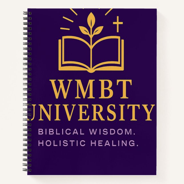 WMBT University of  Business  & Healing Notizbuch (Vorderseite)