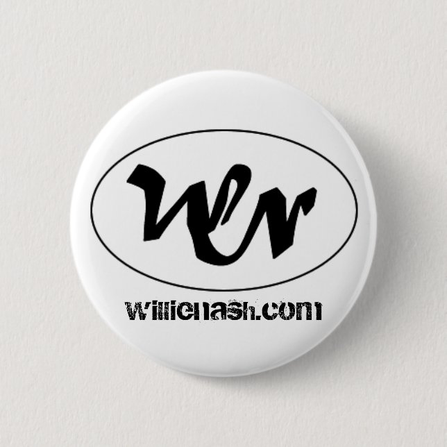 wn Logo, willienash.com Button (Vorderseite)