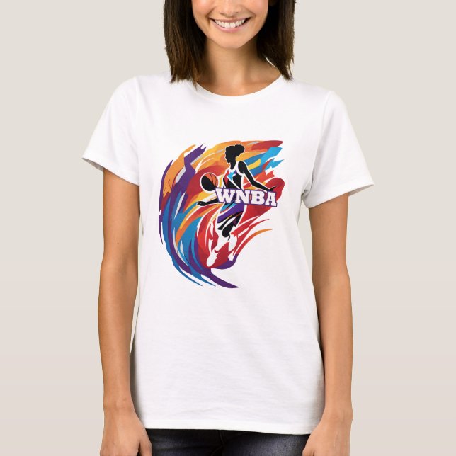WNBA Women's Berufliches Basketball-Shirt T-Shirt (Vorderseite)