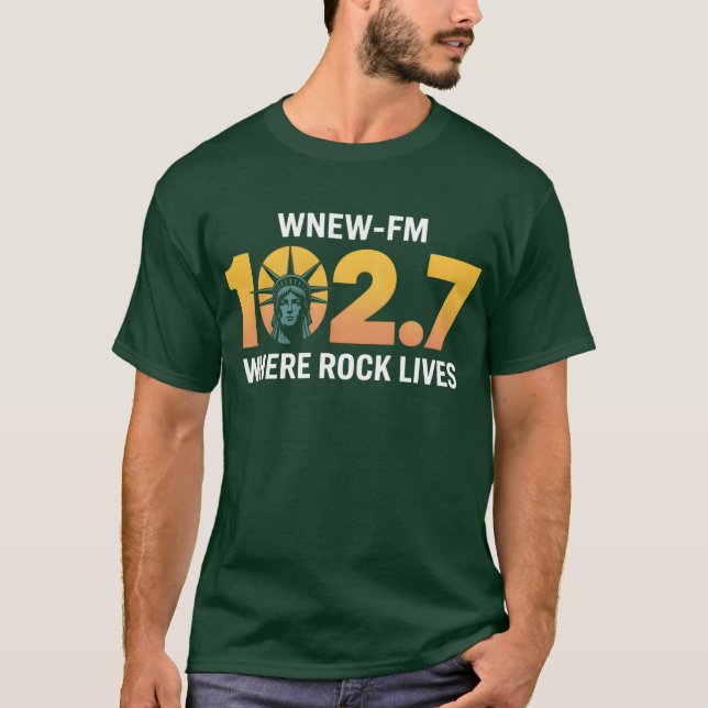WNEW-FM 102,7 T-Shirt (Vorderseite)