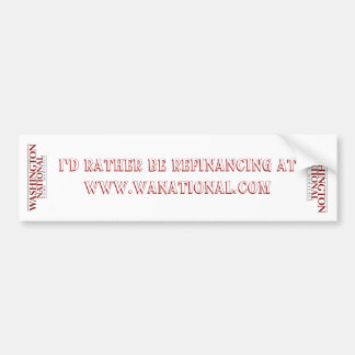 WNHM Bumber Aufkleber Autoaufkleber