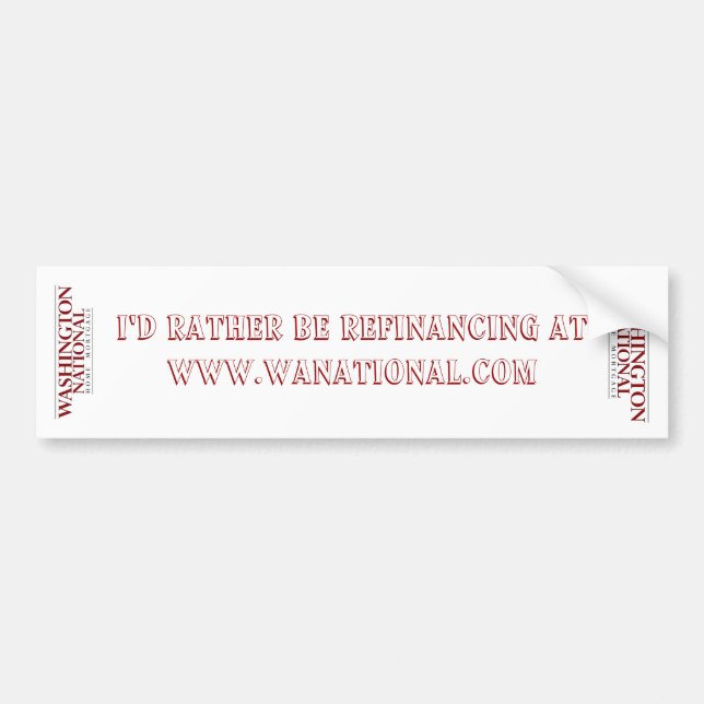 WNHM Bumber Aufkleber Autoaufkleber (Vorne)