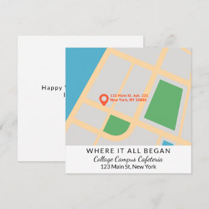 Wo alles begann Benutzerdefinierte Karte Valentins