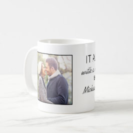 Wo alles begann Personalisierten Paare Foto Kaffeetasse