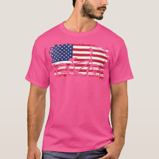 Wo American Flag Bmx Apparel Bmx T-Shirt