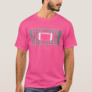 Wo American Football Ball Quarterback Rugby Ball T-Shirt