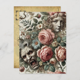 Wo barocke Fanggeräte Zuhause finden - gotisch Vik Feiertagspostkarte