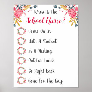 Wo befindet sich das Schulkrankenhaus? Poster