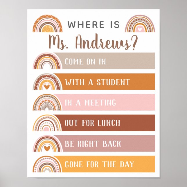 Wo befindet sich der Lehrerbüros für Schilder Rege (Vorne)