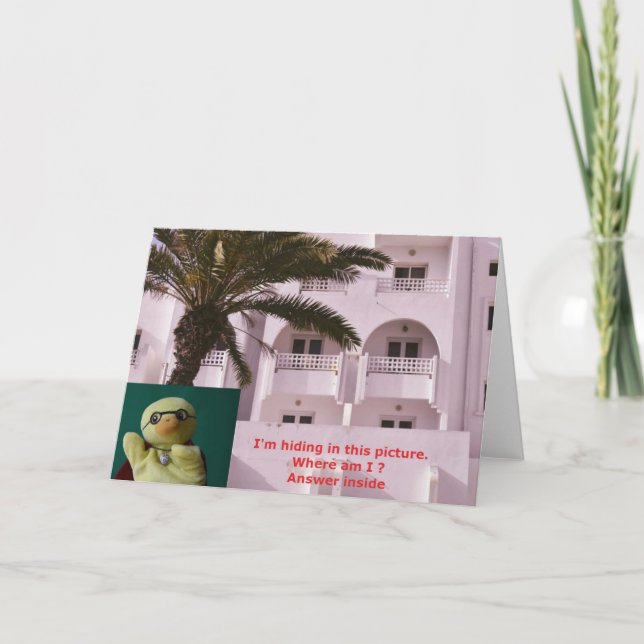 Wo bin ich? 1 karte (Vorderseite)