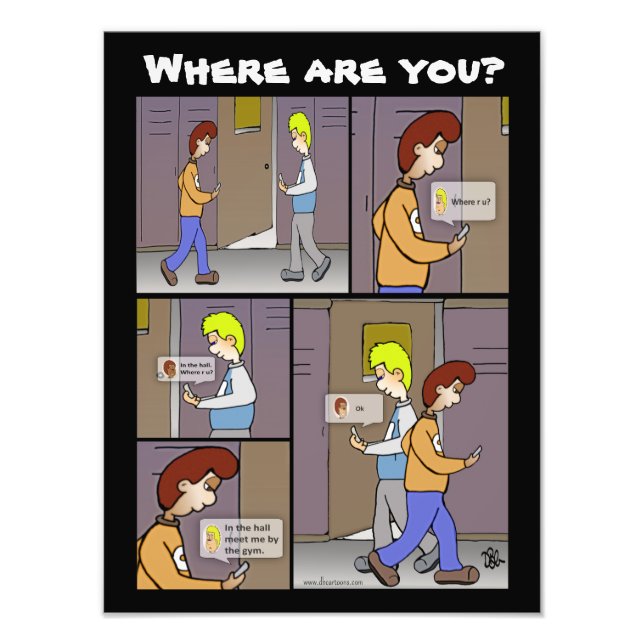 Wo bist du? fotodruck (Vorne)