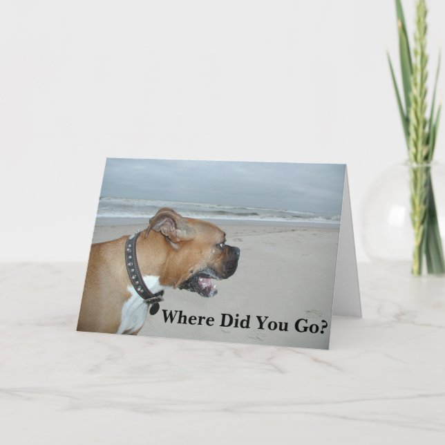 Wo bist du hingegangen? karte (Vorderseite)