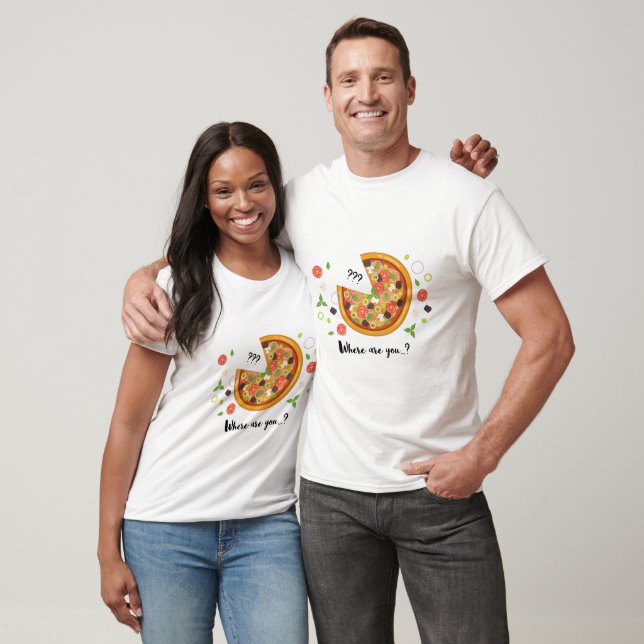 Wo bist du? Ich bin hier T-Shirt (Unisex)