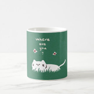 Wo bist du? kaffeetasse