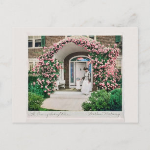 Wo Blumen blühen, da blüht auch Hoffnung.  Postkarte