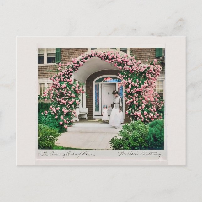 Wo Blumen blühen, da blüht auch Hoffnung.  Postkarte (Vorderseite)