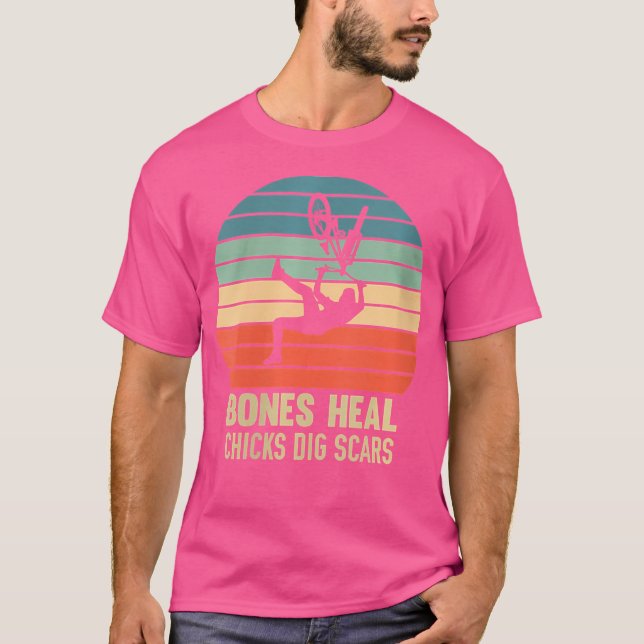 Wo Bones Heels Dig Ncars Bmx T-Shirt (Vorderseite)