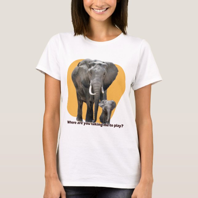 Wo bringt ihr mich zum Spielen? T-Shirt (Vorderseite)