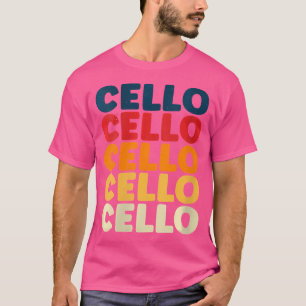Wo Cellist Cello Spieler spielt klassische Musik L T-Shirt