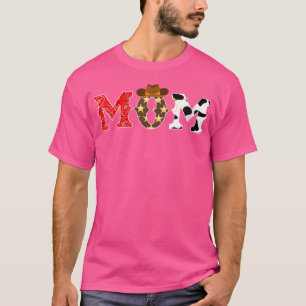 Wo Cowboy Mama Western Rodeo Thema Geburtstagspart T-Shirt