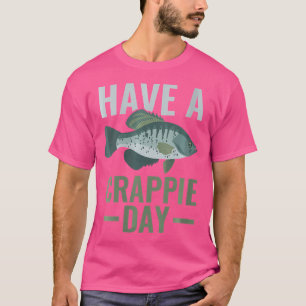 Wo Crappie Fisch Süßwasser Fischerei Fischer Fisch T-Shirt