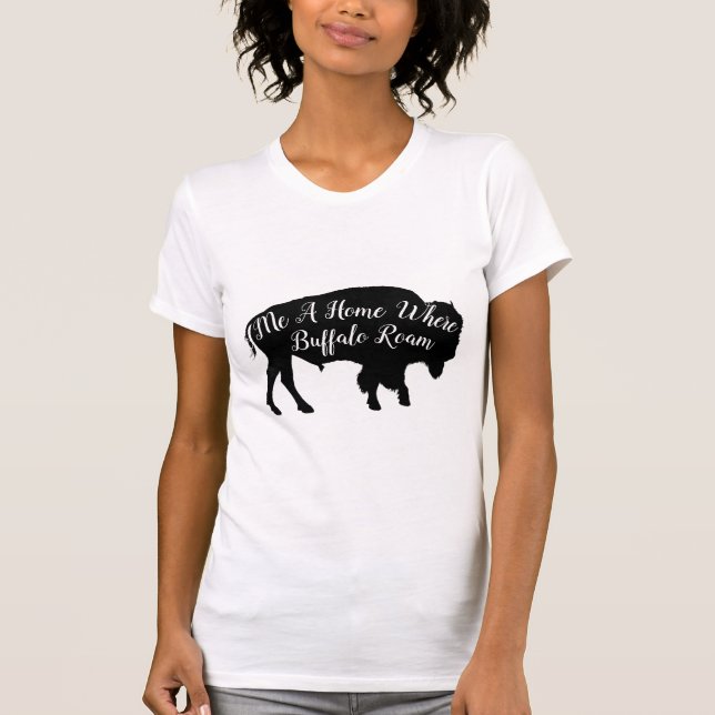 Wo das Buffalo roch T-Shirt (Vorderseite)
