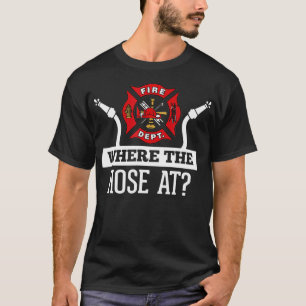 Wo das Hoch auf dem lustigen Feuerwehrmann T-Shirt