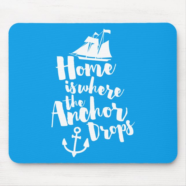 Wo der Anker fällt Mousepad (Vorne)