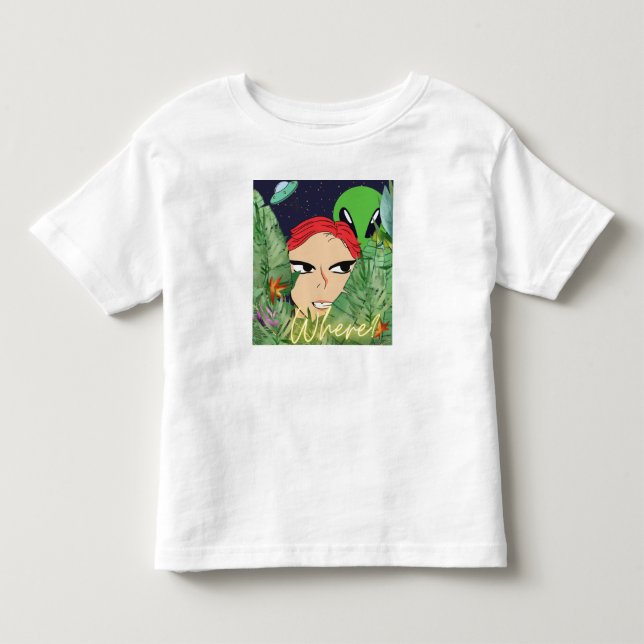 wo der Au? Kleinkind T-shirt (Vorderseite)