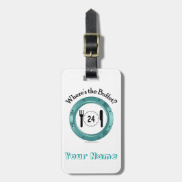 Wo der Buffet-Gepäckanhänger ist Gepäckanhänger