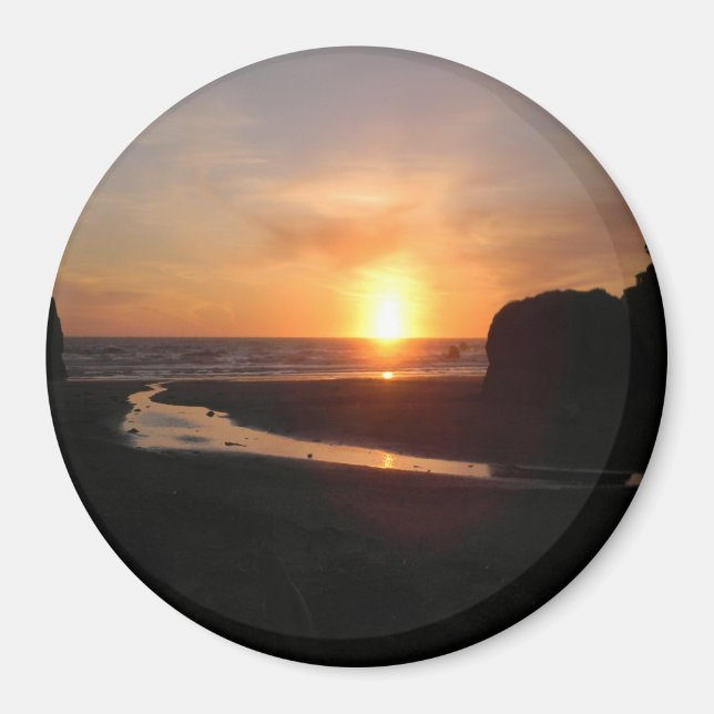 Wo der Fluss auf das Meer trifft... Magnet (Vorne)