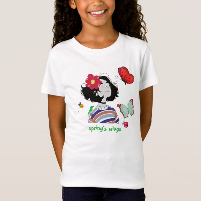 Wo der Frühling mich trifft T-Shirt (Vorderseite)