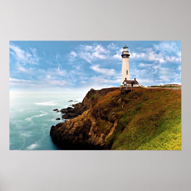 Wo der Himmel auf das Meer trifft Poster (Vorne)