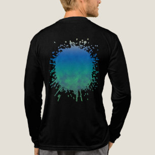 Wo der Himmel auf die Tiefe trifft Tri-Blend Shirt