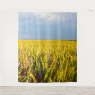 Wo der Weizen mit dem Wind tanzt - Wilde Natur Wandteppich