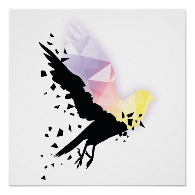 "Wo die Dunkelheit endet, beginnt die Hoffnung." Poster (Vorderseite)