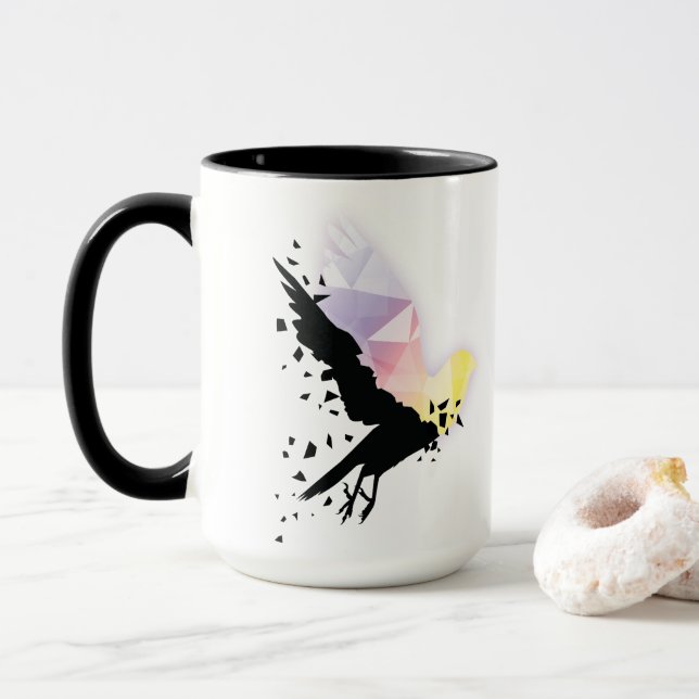 "Wo die Dunkelheit endet, beginnt die Hoffnung." Tasse (Mit Donut)