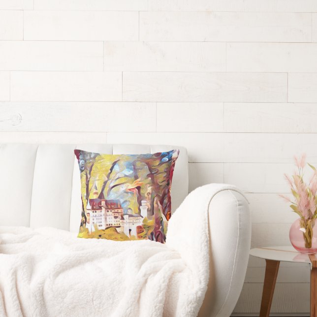 Wo die Einhörner Pop Art spielen, Kissen (Liege)