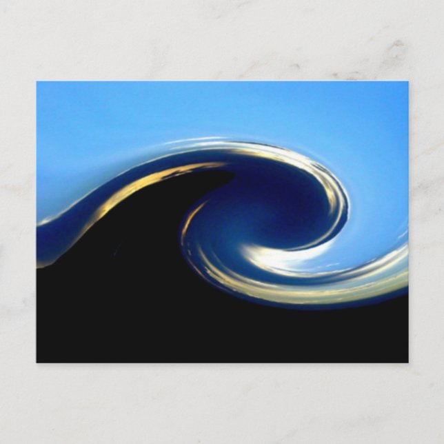 Wo die Erde Himmel trifft Postkarte (Vorderseite)