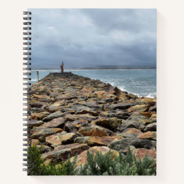 Wo die Felsen auf das Meer treffen - Bastion Point Notizbuch