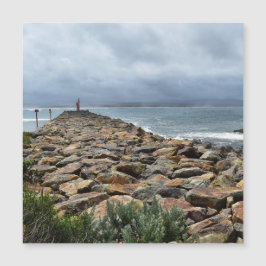 Wo die Felsen das Meer treffen - Ausgangspunkt Magnetkarte