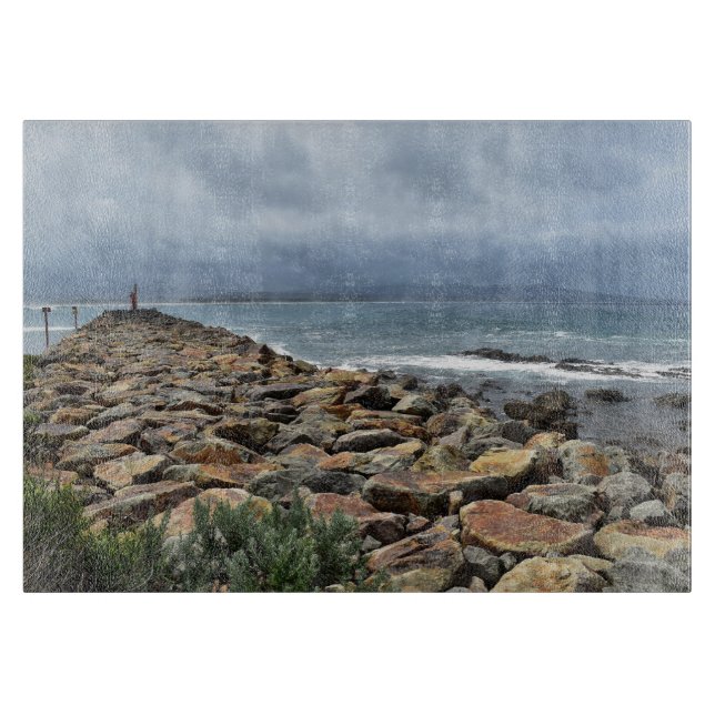 Wo die Felsen das Meer treffen - Ausgangspunkt Schneidebrett (Vorderseite)