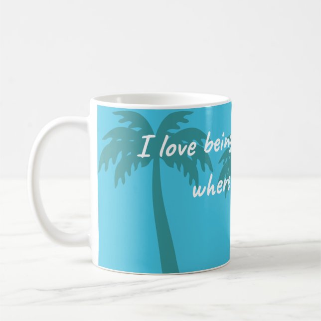 Wo die Leute nicht sind Kaffeetasse (Links)