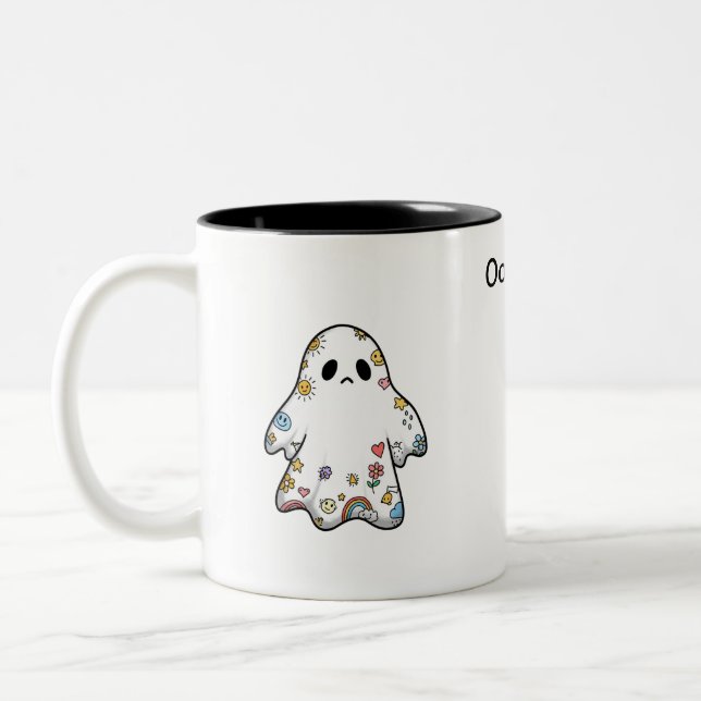 Wo die Lines hinkommen Zweifarbige Tasse (Links)