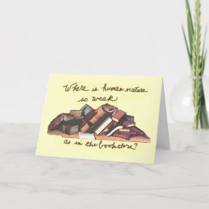 wo die menschliche schwache Natur so ist Karte