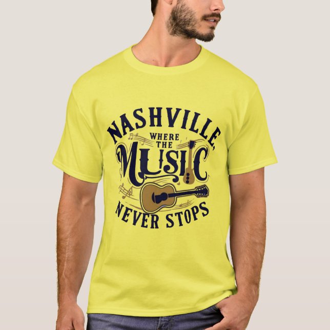 Wo die Musik nie aufhört T-Shirt (Vorderseite)