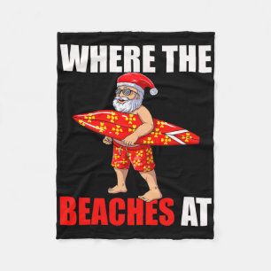Wo die Strände an Weihnachten im Juli Hawaii Sant Fleecedecke