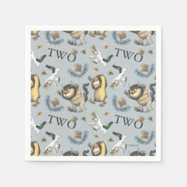 Wo die wilden Dinge am 2. Geburtstag sind Serviette