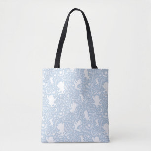 Wo die wilden Dinge blaues Blumenmuster