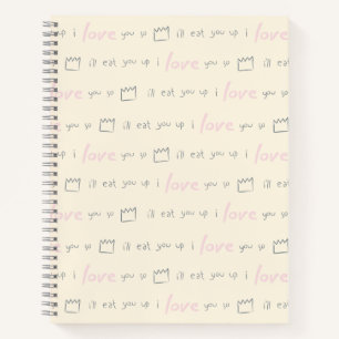 Wo die wilden Dinge Muster vorgeben Notizbuch